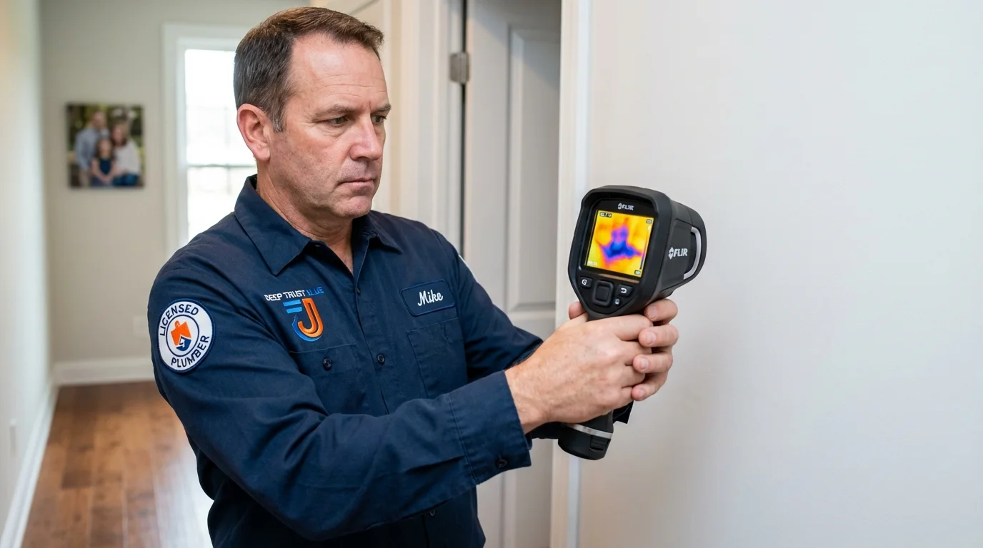 Thermal imaging leak detection by Johns Plumbing LLC in Rolling Meadows